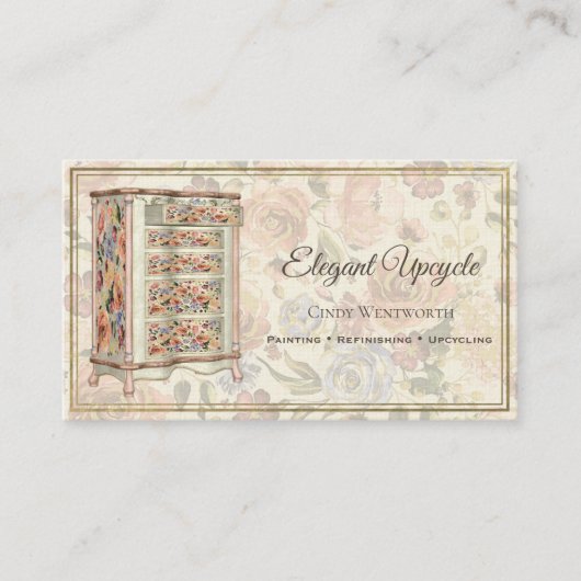 Gepiliseerd meubelen voor het afzuigen van vuurwer visitekaartje (Voorkant)