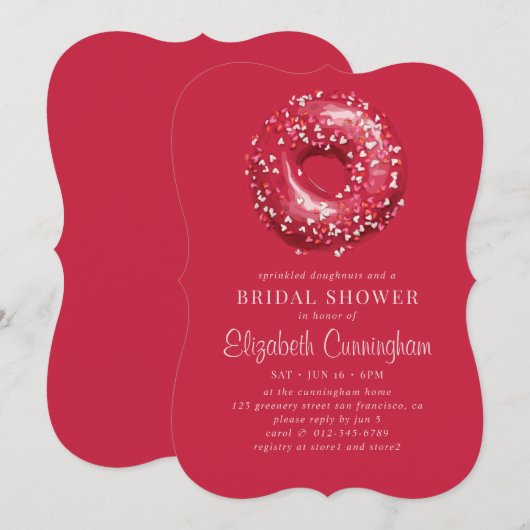 Gepimpelde noten en een Vrijgezellenfeest Kaart (Voorkant / Achterkant)