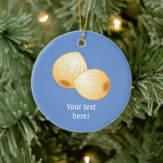 Gepimpelde uien - de feestelijke zijsnack - voeg t keramisch ornament (Boom)