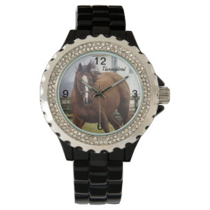 Gepironeerde thorbred Horse Watch Horloge