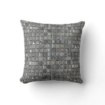 Gepirtualiseerde zilvertegels Pillow