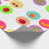 gepixeld fruit cadeaupapier