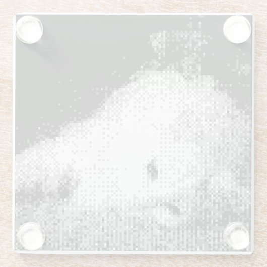 gepixeld katten onderzetter (Achterkant)