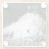 gepixeld katten onderzetter glazen onderzetter (Achterkant)