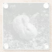 gepixeld konijnenglas onderzetter (Achterkant)