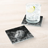 gepixeld konijnenglas onderzetter glazen onderzetter (Schuin)