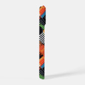 Gepixelde Patchwork iPhone 15 Case (Rechterkant)