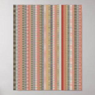 Gepixeliseerd wiskundig patroon  poster