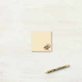 Gepixeliseerde Paar Gouden Hoge Hakken Post-it® Notes (Op bureau)