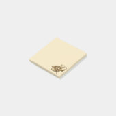 Gepixeliseerde Paar Gouden Hoge Hakken Post-it® Notes (Schuin)