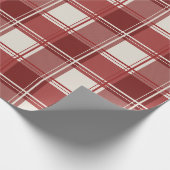 Geplaagd Kerstmis - Rood Cadeaupapier (Hoek)