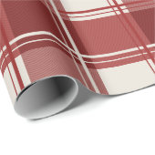 Geplaagd Kerstmis - Rood Cadeaupapier (Rol Hoek)