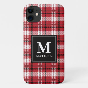 Geplaagd monogram tartan Case-Mate iPhone case