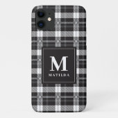 Geplaagd monogram tartan Case-Mate iPhone case (Achterkant)
