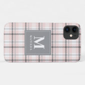 Geplaagd monogram tartan Case-Mate iPhone case (Achterkant (horizontaal))