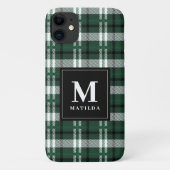 Geplaagd monogram tartan Case-Mate iPhone case (Achterkant)