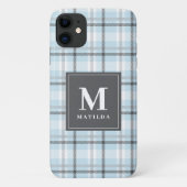 Geplaagd monogram tartan Case-Mate iPhone case (Achterkant)