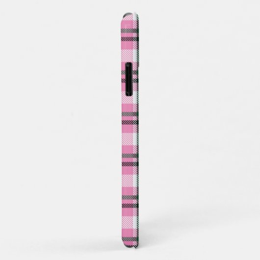 Geplaagd monogram tartan Case-Mate iPhone case (Achterkant/rechts)