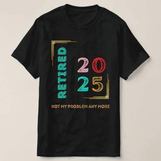 Geplaatst 2025 t-shirt (Design voorkant)