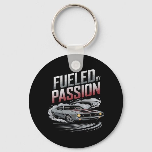 Geplaatst door Passion - Car Enthusiast Design Sleutelhanger (Voorkant)