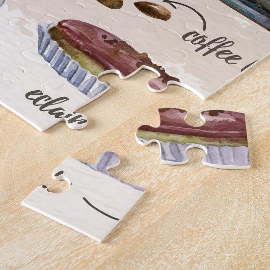 Geplaatste gebak van Parijs Legpuzzel (Zijkant)