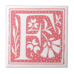 Geplaatste letter F Monogrammed Tiles Tegeltje<br><div class="desc">De heerlijke Gepootte Brief F Monogrammed tegels zijn ideaal als gepersonaliseerde trivets of onderzetters voor trouwgunsten.</div>