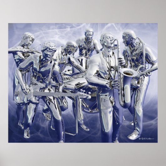 Geplaatste muziek van Chrome Poster (Voorkant)
