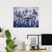 Geplaatste muziek van Chrome Poster (Thuiskantoor)