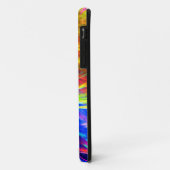 Geplaatste regenboog Abstracte kunst levendig kleu Case-Mate iPhone Case (Achterkant/links)