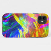Geplaatste regenboog Abstracte kunst levendig kleu Case-Mate iPhone Case (Achterkant (horizontaal))