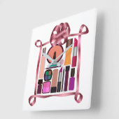 Geplaatste schoonheidsmiddelen vierkante klok (Hoek)