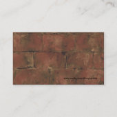 Geplaatste verf Visitekaartje (Achterkant)