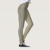 Geplaid in goud, zilver, koper, grijs & beige leggings (Rechts)