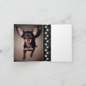 geplaide parelhoes gedenkkaart kaart (Binnen)