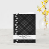 geplaide parelhoes gedenkkaart kaart (Gele Bloem)