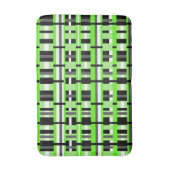 Geplakt in Lime Green, Black & Grey Badmat (Voorkant Verticaal)