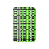 Geplakt in Lime Green, Black & Grey Badmat (Voorkant Verticaal)