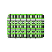 Geplakt in Lime Green, Black & Grey Badmat (Voorkant)