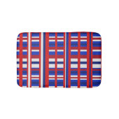 Geplakt in rood, wit en blauw badmat (Voorkant)