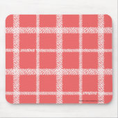 Geplakt lichtroze muismat (Voorkant)