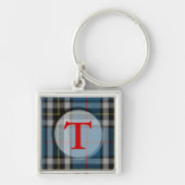 Geplakt monogram/foto-Lijst Sleutelhanger (Voorkant)