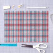 , geplakt rood wit blauw patroon tissuepapier (Craft)