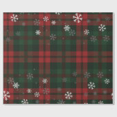 geplakt winterpatroon cadeaupapier (Vlak)