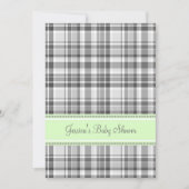 Geplakte, aangepaste Babydouche met grijs gewicht Kaart (Voorkant)