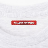 Geplakte stof Waterdichte naamlabels voor kleding Labels (Aangebracht)