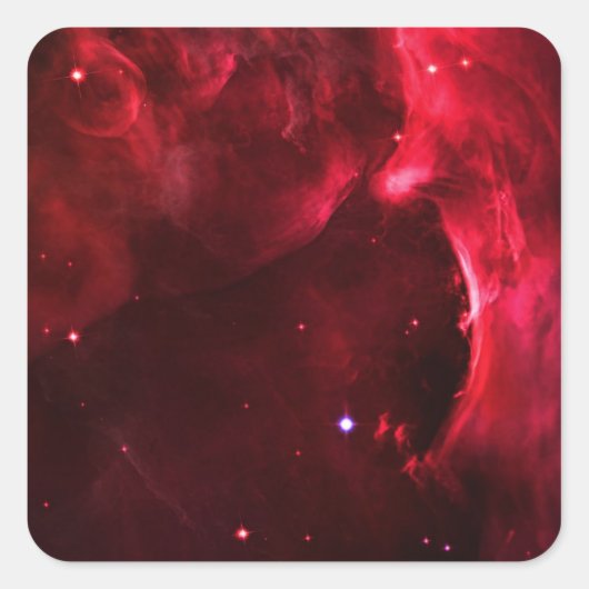 Gepland gebied Orion Nebula Vierkante Sticker (Voorkant)