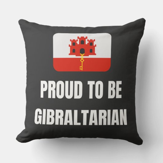 Gepland om Gibraltar te zijn Kussen (Voorkant)