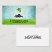 Geplande boom | Gras | Landschapsontwerp Visitekaartje (Voorkant / Achterkant)