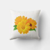 Geplande calendula bloemen kussen (Achterkant)