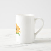 Geplande calendula bloemen porselein kop (Rechts)